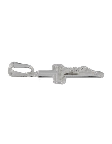CRUZ-294 - CRUZ DE PLATA CON CRISTO DE 22 MM X 14 MM