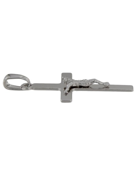 CRUZ-328 - CRUZ DE PLATA CON CRISTO DE 20 MM X 30 MM