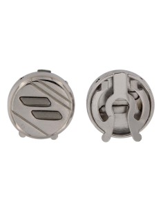 CB-71 - CUBRE BOTON DE PLATA CON DIBUJO Y FORMA CIRCULAR