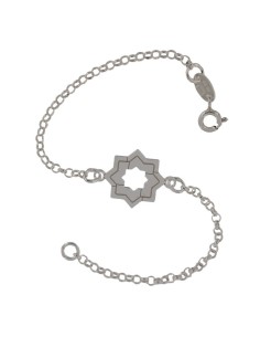 PUL-3861 - PULSERA LÁSER ESTRELLA MUDÉJAR DOBLE LISA 16MM DE 18 CM 2