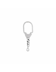 PM-15 - ARO DE PLATA PARA LLAVERO DE 20 MM Y 7 CM