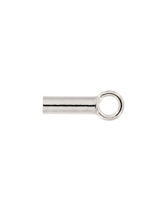 TU-1 - TUBO CON ANILLA DE PLATA 2 MM X 6 MM
