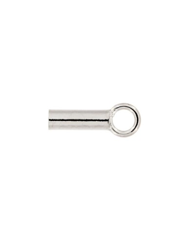 TU-1 - TUBO CON ANILLA DE PLATA 2 MM X 6 MM