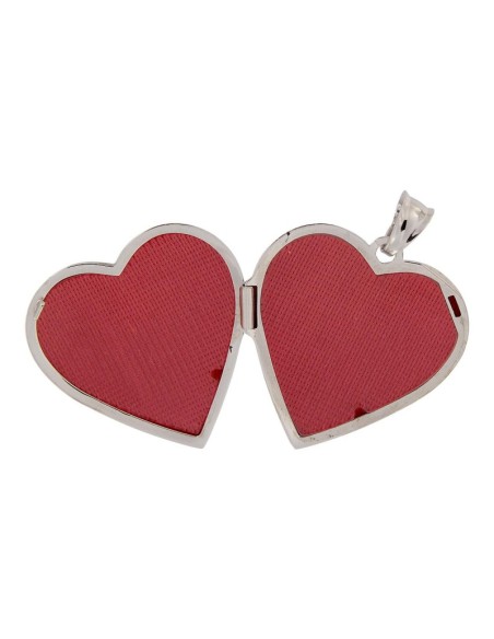 PAS-74 - PASTILLERO DE PLATA EN FORMA DE CORAZÓN DE 26 MM X 24 MM