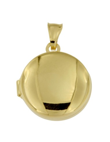 PAS-80 - PASTILLERO DE PLATA CHAPADO EN ORO CIRCULAR DE 20 MM X 23 MM