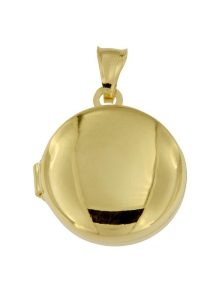 PAS-80 - PASTILLERO DE PLATA CHAPADO EN ORO CIRCULAR DE 20 MM X 23 MM