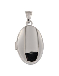 PAS-83 - PASTILLERO DE PLATA CON FORMA OVALADA 24 MM X 20 MM
