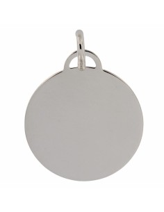 PLACA-20 - PLACA DE PLATA CON FORMA CIRCULAR DE 20 MM
