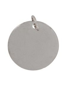 PLACA-12RO - PLACA DE PLATA RODIADA DE 12 MM DE DIÁMETRO