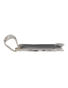 PLACA-153 - PERGAMINO DE PLATA LISO 17 MM X 13 MM 2