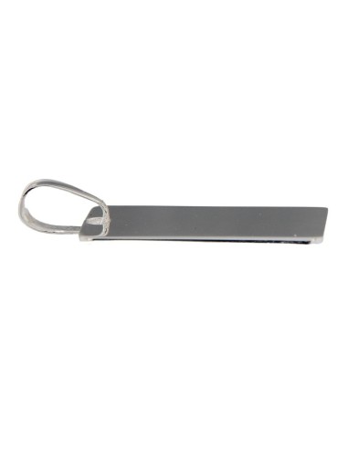 PLACA-164 - PLACA DE PLATA RECTANGULAR DE 18 MM X 25 MM