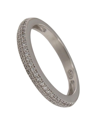 S-2256 - SORTIJA DE PLATA CON CIRCONITA DE 3 MM 