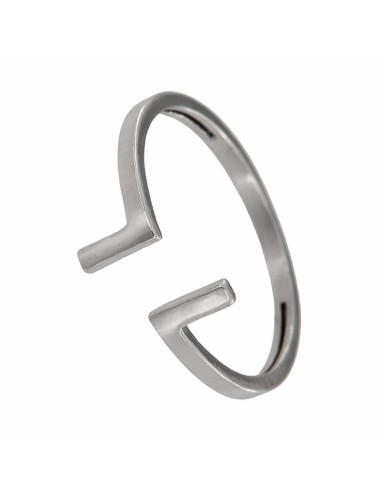 S-1826 - SORTIJA DE PLATA ABIERTA 