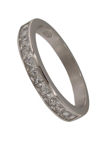 S-2263 - SORTIJA DE PLATA DE CARRIL CIRCONITA DE 4 MM 