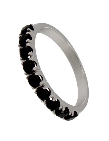 S-2269 - SORTIJA DE PLATA CIRCONITAS CON MOTIVO DE 2,50 MM X 20