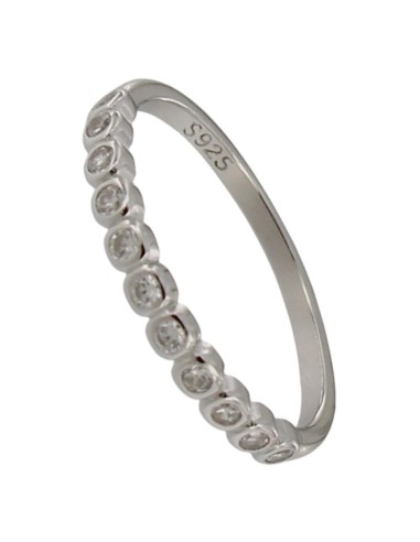 S-2247 - SORTIJA DE PLATA CON CIRCONITA 
