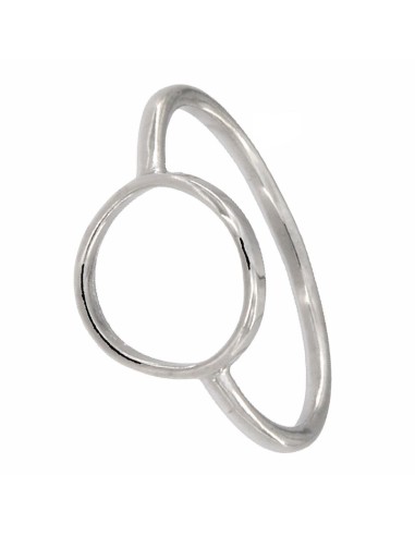 S-1824 - SORTIJA DE PLATA CON MOTIVO CIRCULAR 