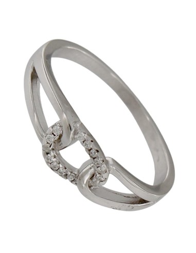 S-2242 - SORTIJA DE PLATA CON CIRCONITA 