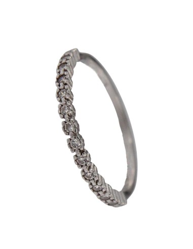S-2010 - SORTIJA DE PLATA CON CIRCONITAS EN GARRAS RD