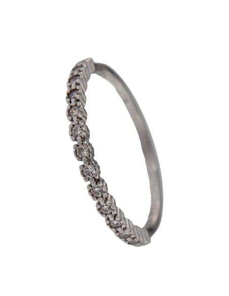 S-2010 - SORTIJA DE PLATA CON CIRCONITAS EN GARRAS RD