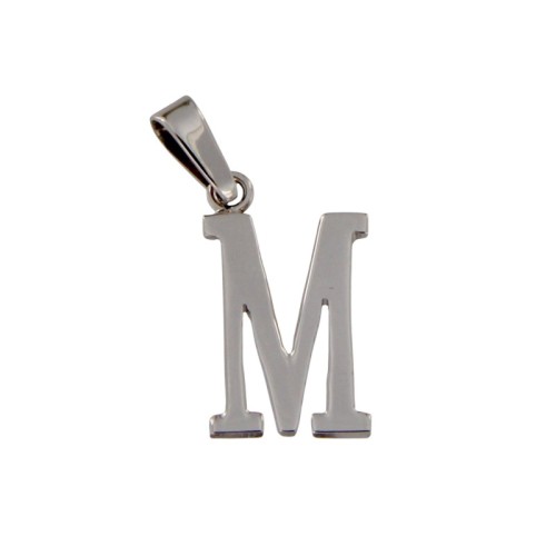 INICIAL DE PLATA DE 16 MM CON CADENA