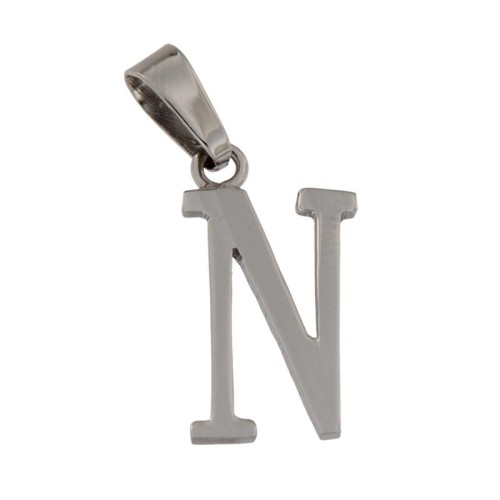 INICIAL DE PLATA DE 16 MM CON CADENA 2